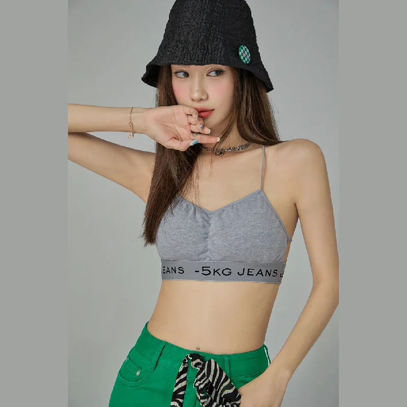 '-5Kg Jeans Cross Straps Bra Top performance