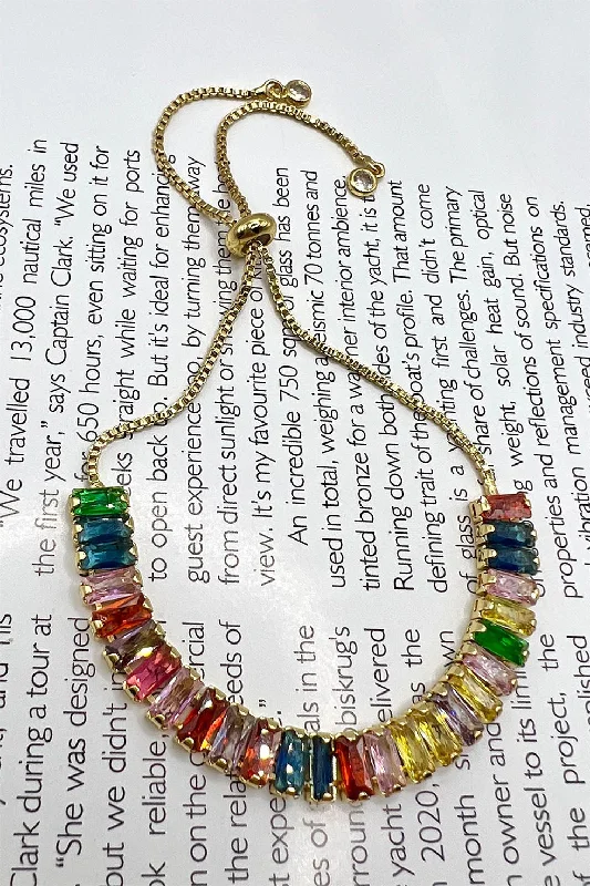GOLD PLATED RAINBOW BRACELET purpose