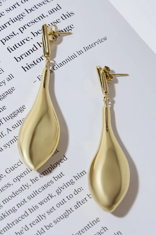 GOLD PLATED DANGLE EARRINGS Vacation
