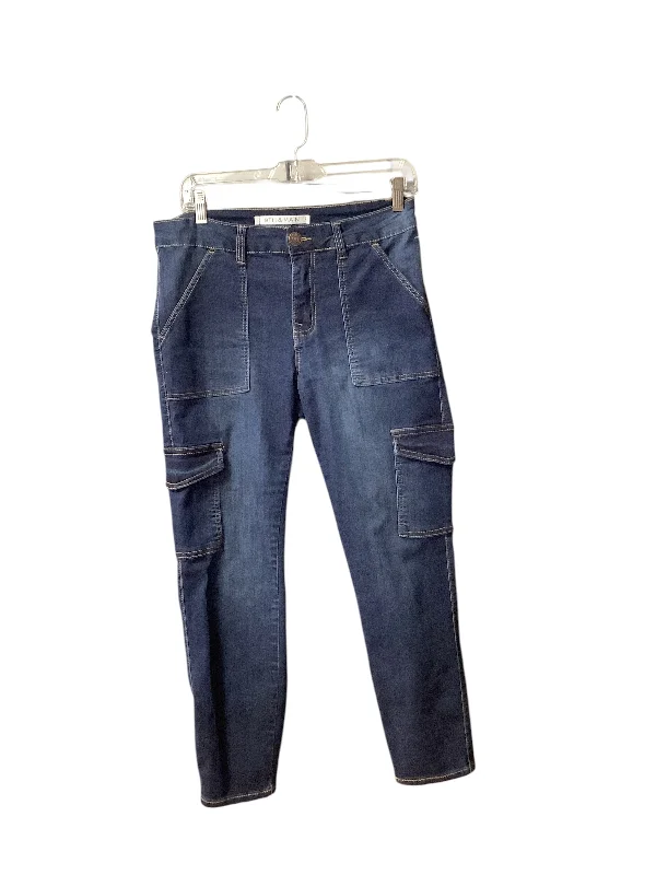 Jeans Skinny By Cme In Blue Denim, Size: 12 Women