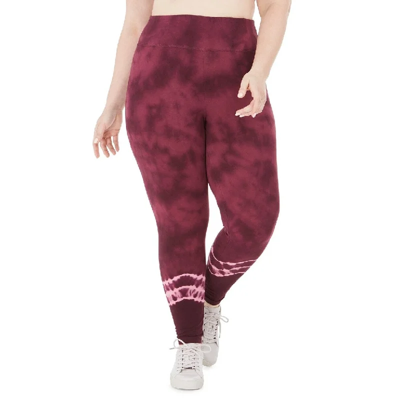 Ideology Women's Plus Size Tie Dyed Leggings Red Passion Size 2 Extra Large - Black - XXL Refined Women's Ideology Women's Plus Size Tie Dyed Leggings Red Passion Size 2 Extra Large - Black - XXL Refined Women's