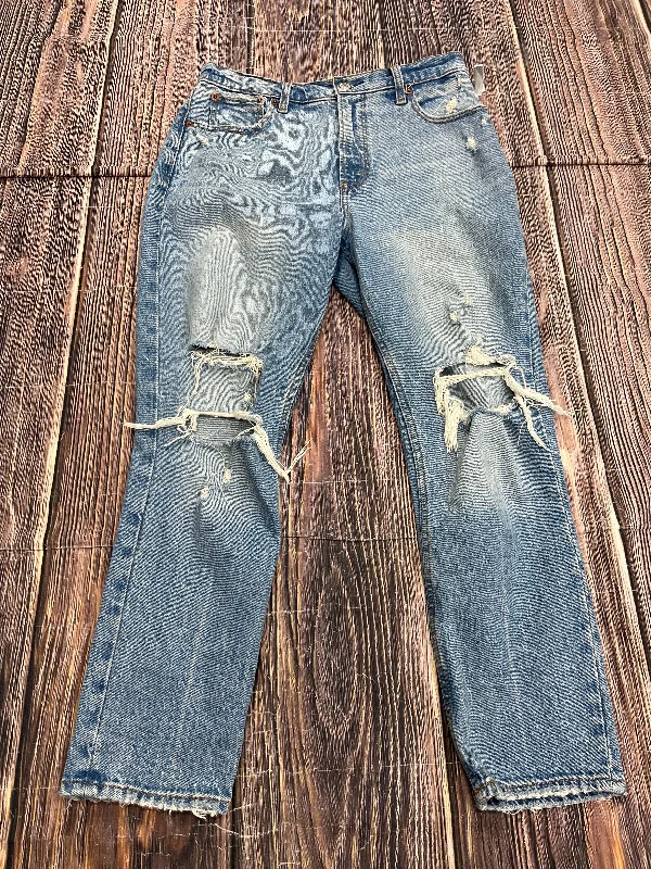 Jeans Skinny By Abercrombie And Fitch In Blue Denim, Size: 6p Stylish Women's Neon
