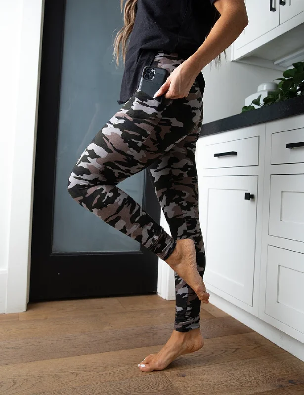 SA Exclusive Camo Pocket Leggings Youthful Women's Anime - inspired