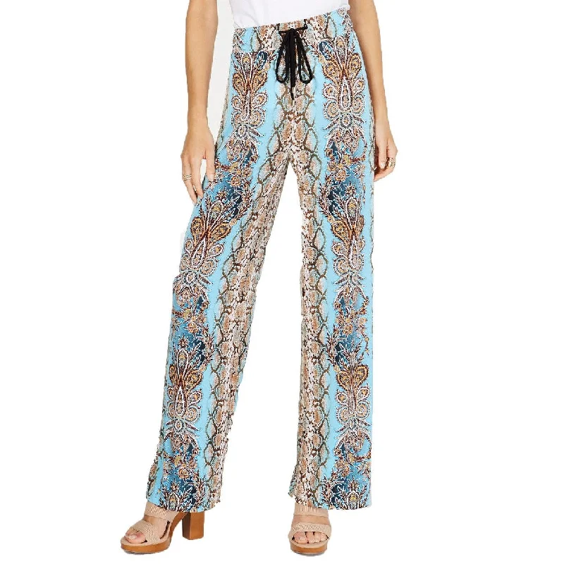 INC International Concepts Women's Petite Printed Wide-Leg Pants Size Medium - Blue Hip Women's Urban INC International Concepts Women's Petite Printed Wide-Leg Pants Size Medium - Blue Hip Women's Urban