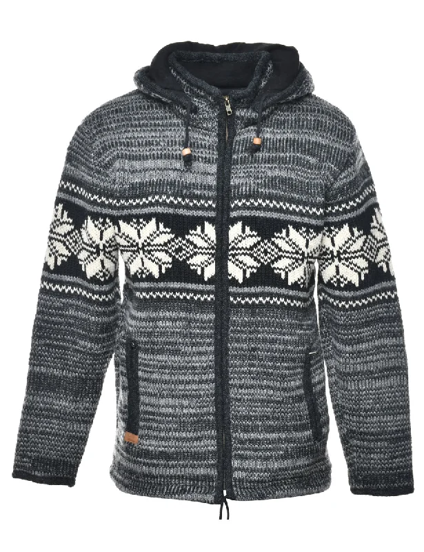 Hooded Nordic Cardigan - M Artistic Women's Avant - 