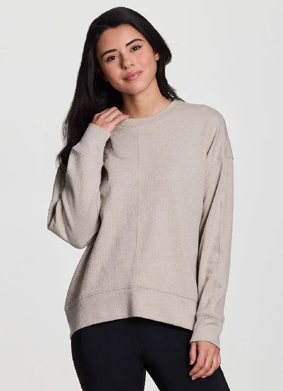 Dusk 'Til Dawn Jacquard Pullover Sophisticated Women's Tailored