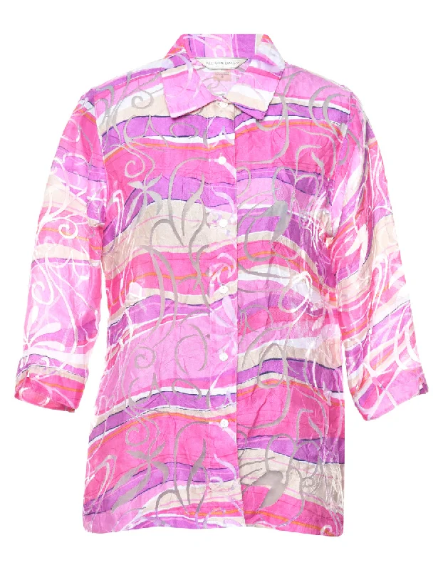 Floral Shirt - L Earthy Women's 