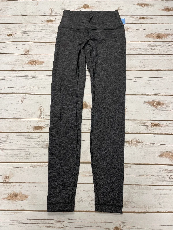 Athletic Leggings By Lululemon In Grey, Size: 4 Casual Women's Japanese 