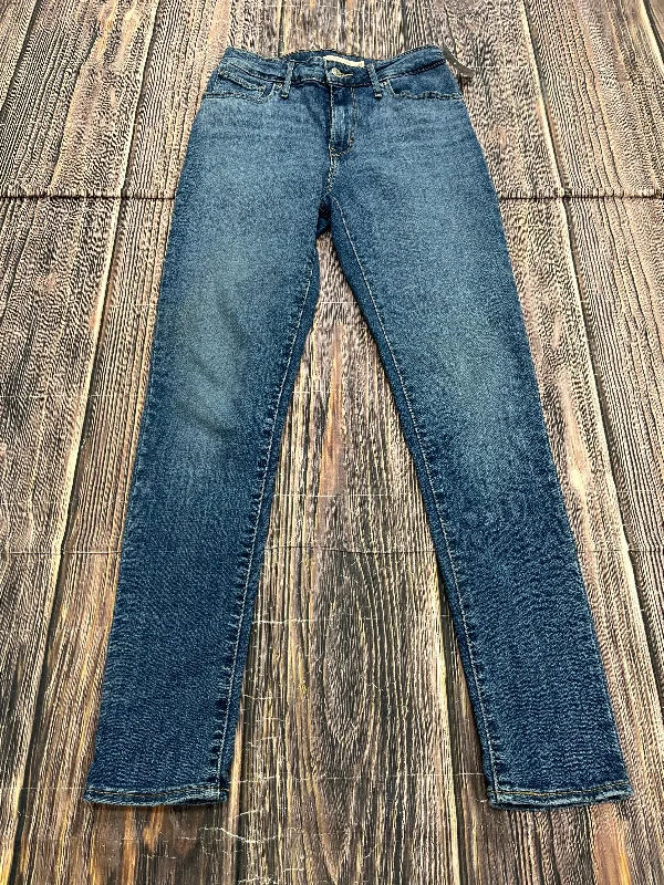 Jeans Skinny By Levis In Blue Denim, Size: 6 Sporty Women's Athleisure 