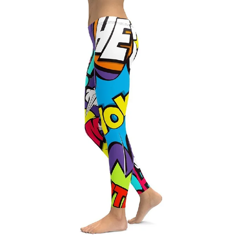Pop Art Leggings Scandinavian