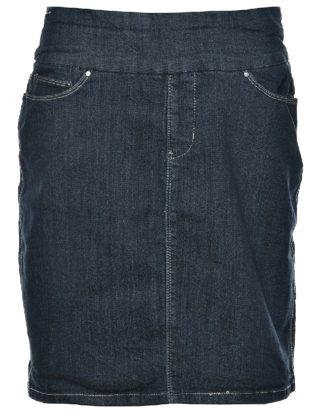 Pencil Shape Denim Skirt - M Refined Women's Classic 
