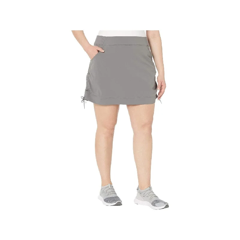 Columbia Women's Size Plus Anytime Casual Skirt Grey Size Extra Large - X-Large Youthful Women's Pop Columbia Women's Size Plus Anytime Casual Skirt Grey Size Extra Large - X-Large Youthful Women's Pop