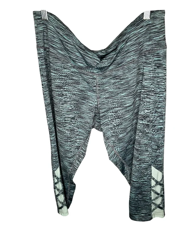 Athletic Leggings By Champion In Blue, Size: Xxl Minimalist Women's Casual