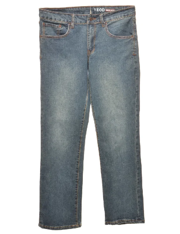 Izod Straight-Fit Stonewash Jeans - W30 L30 Dynamic Women's High - energy