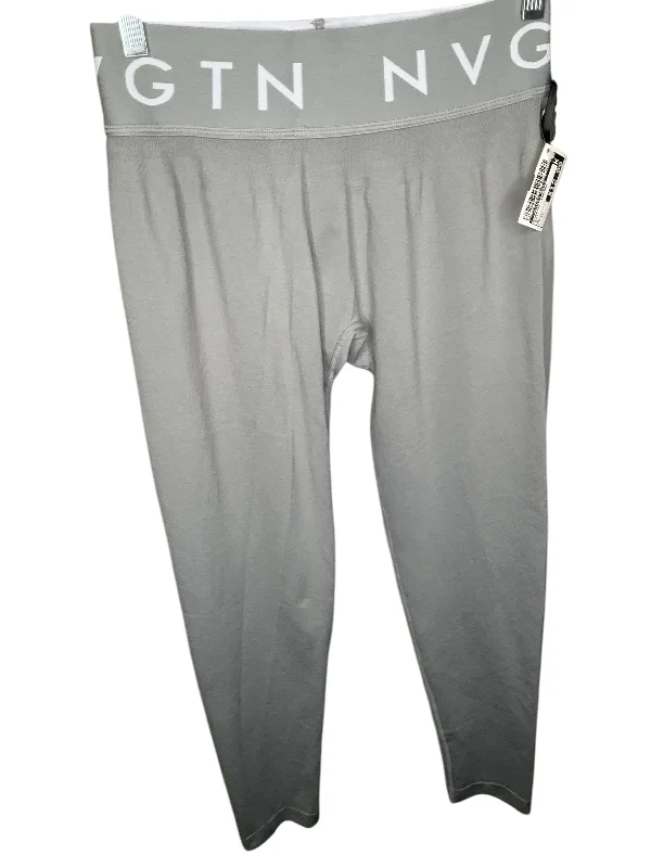 Athletic Leggings By Clothes Mentor In Grey, Size: Xl Modern Women's 