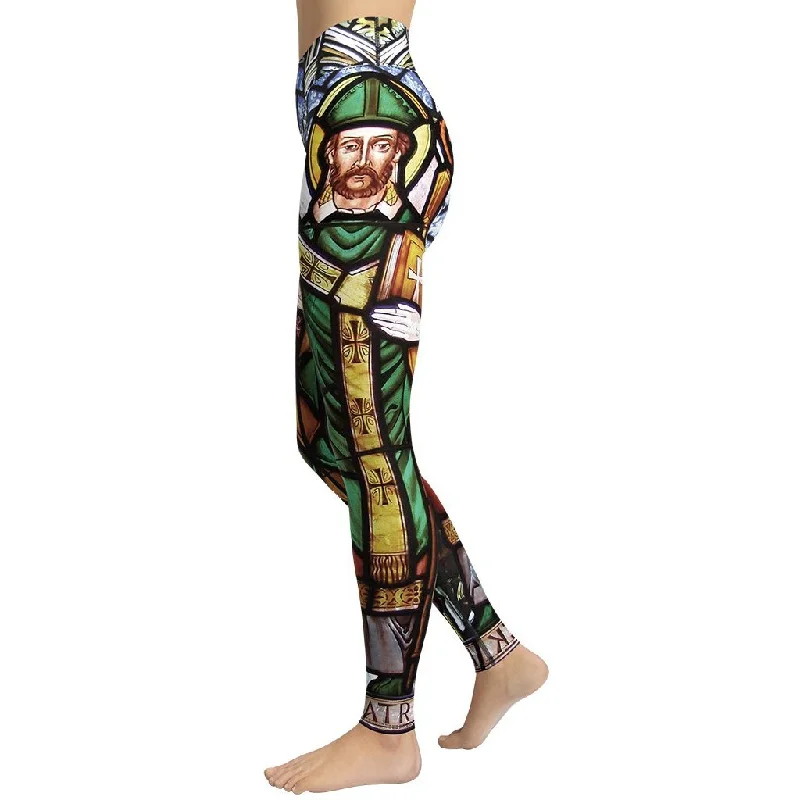 Saint Patrick Yoga Leggings Casual Women's Loose - fitting