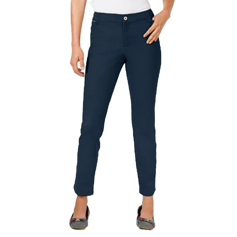 Charter Club Women's Chino Pants Navy Size 12" Cashmere