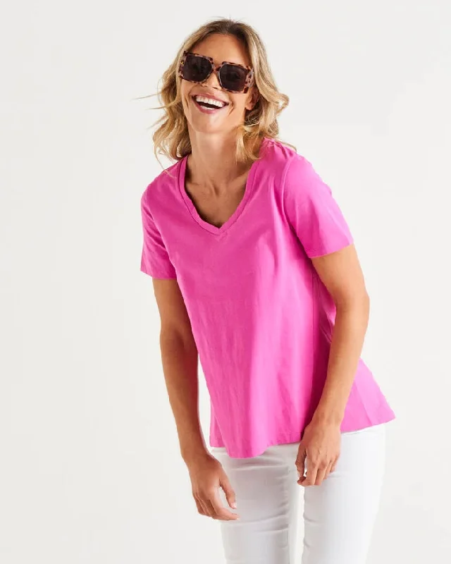 Betty Basics Luella Tee Refined Women's Hand - crafted