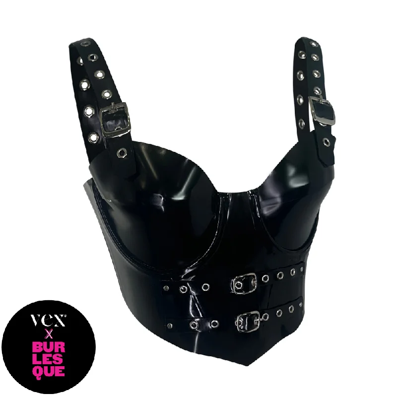 Buckle Up Bustier Laid - back Women's Style