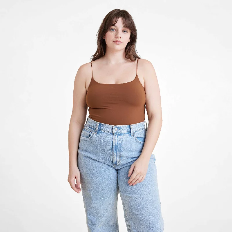 Cami Bodysuit | Chocolate Youthful Women's Anime - inspired