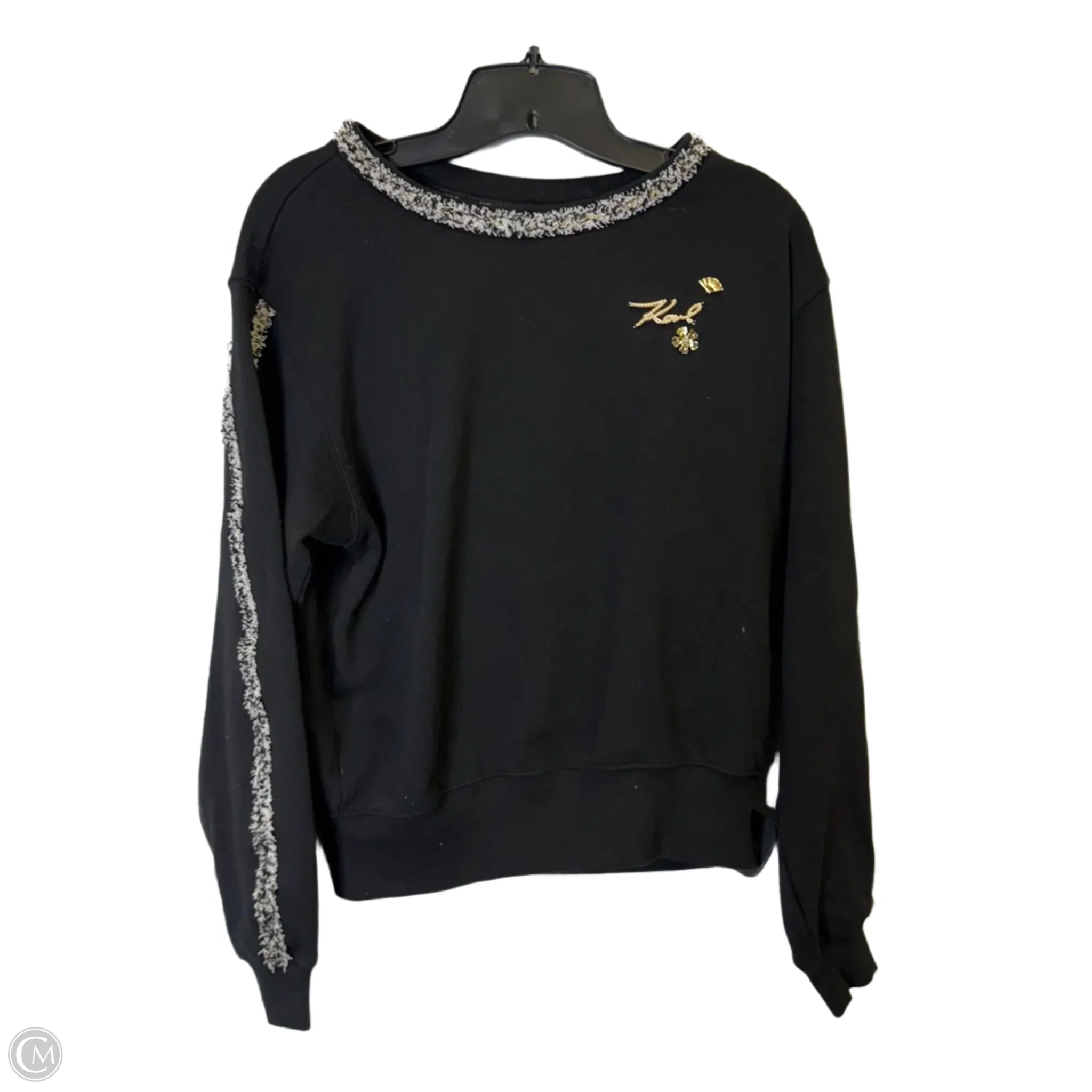 Sweatshirt Crewneck By Cmc In Black, Size: Xs garde